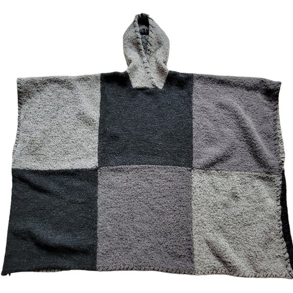 David Fussenegger Poncho Damen - Nachhaltiger Kuschelponcho Aus Recycling-Baumwolle